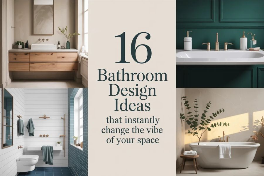 16 Bathroom Design Ideas That Instantly Change the Vibe of Your Space
