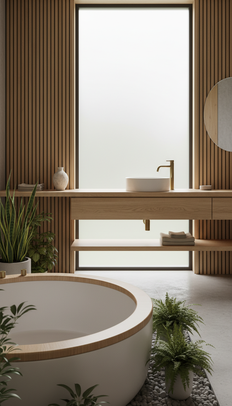 Japandi Bathroom