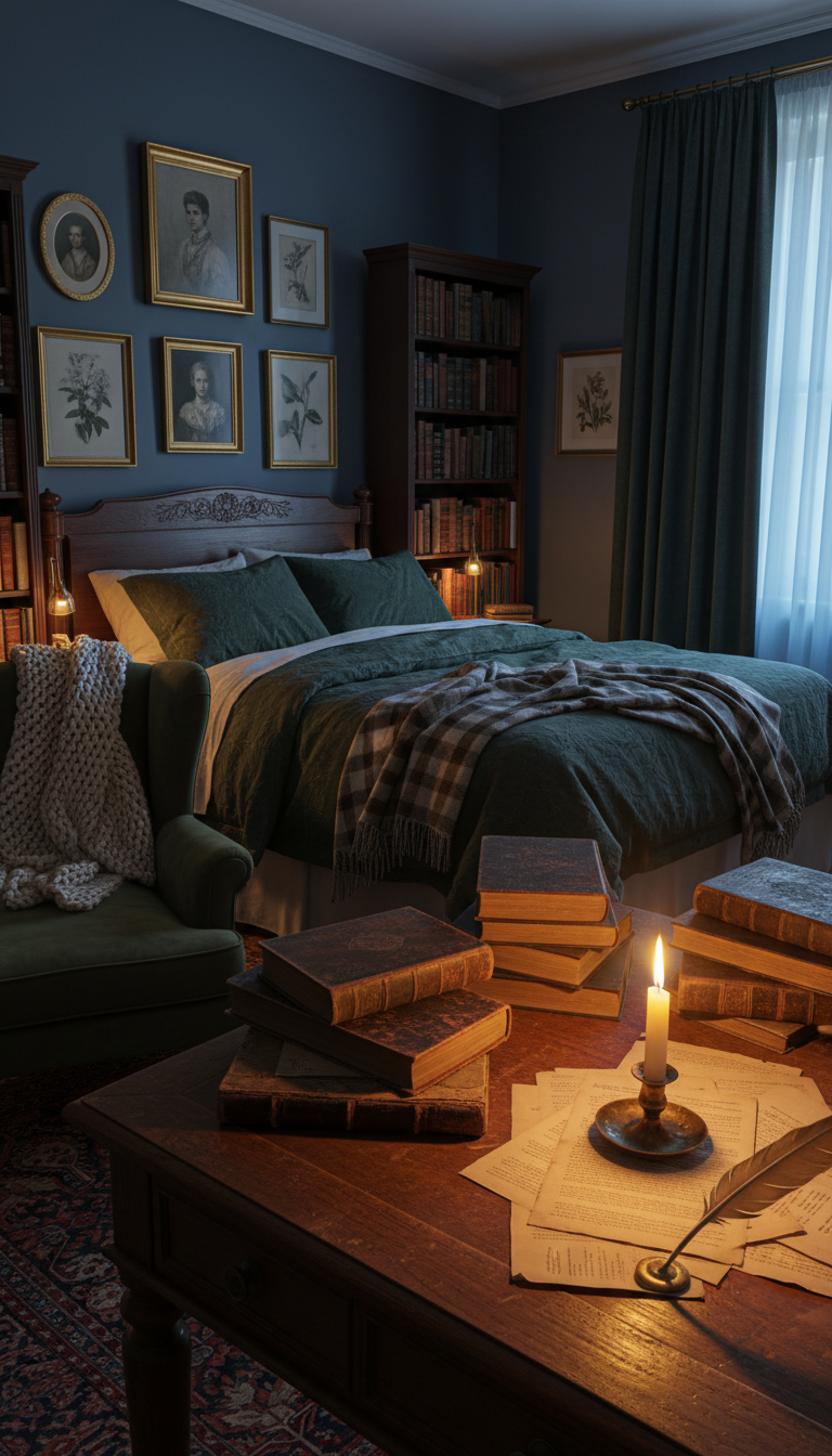 dark academia bedroom ideas