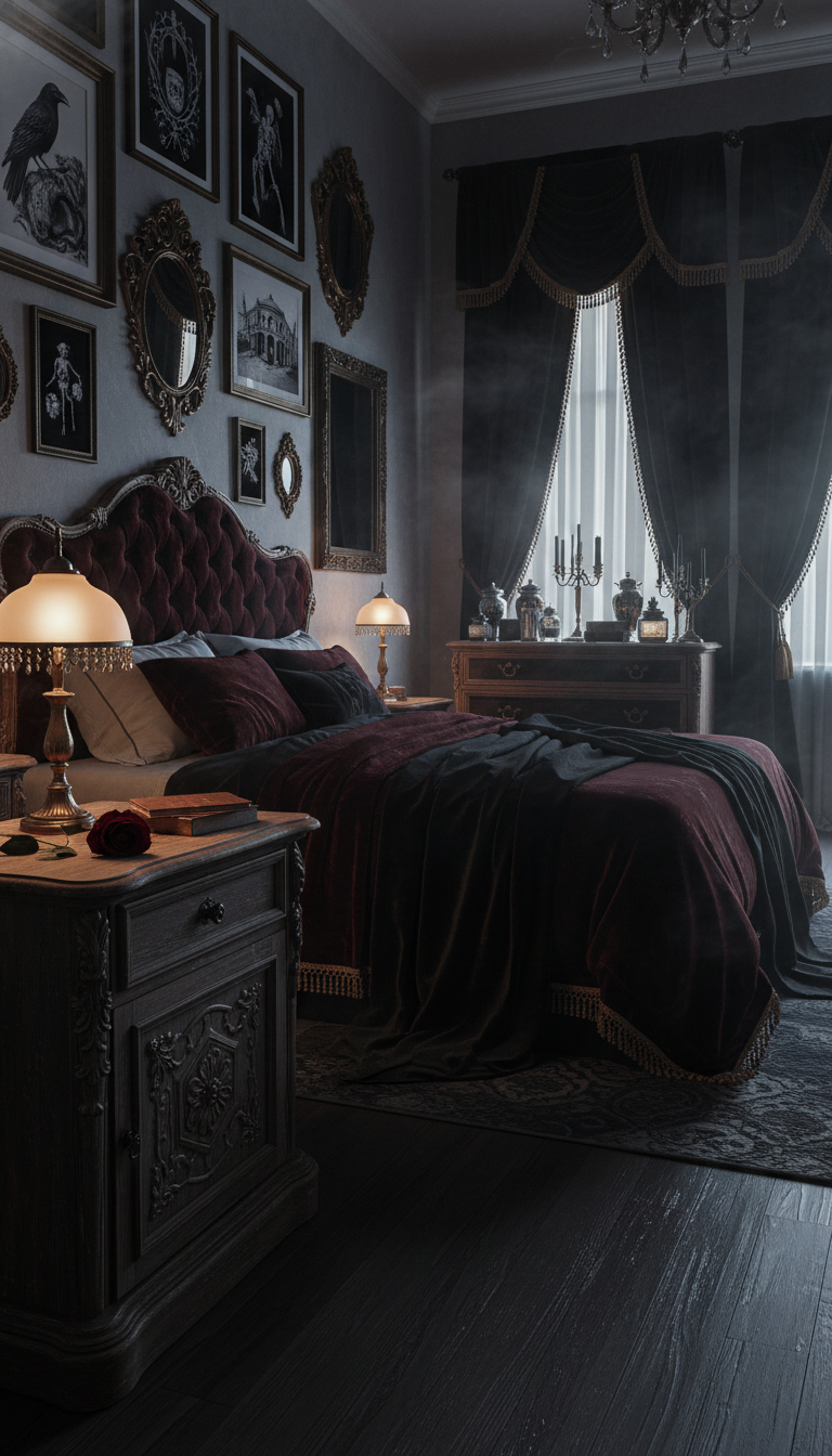 dark romantic bedroom ideas