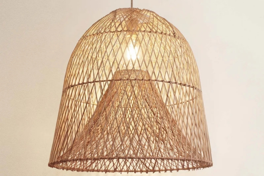 Santa Barbara Rattan Pendant Light