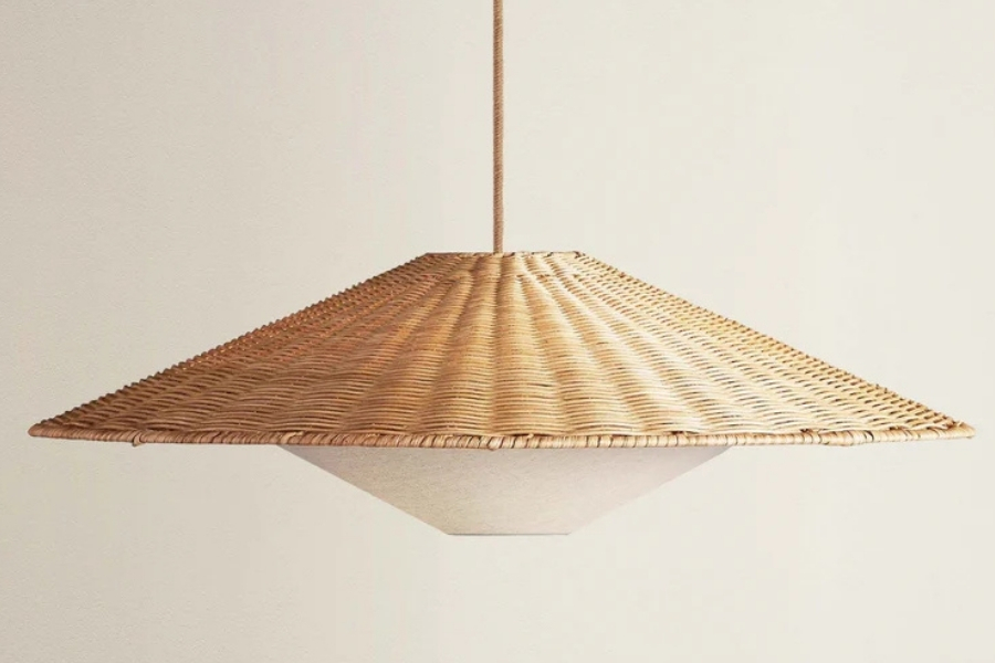 Sunny Rattan Pendant Light