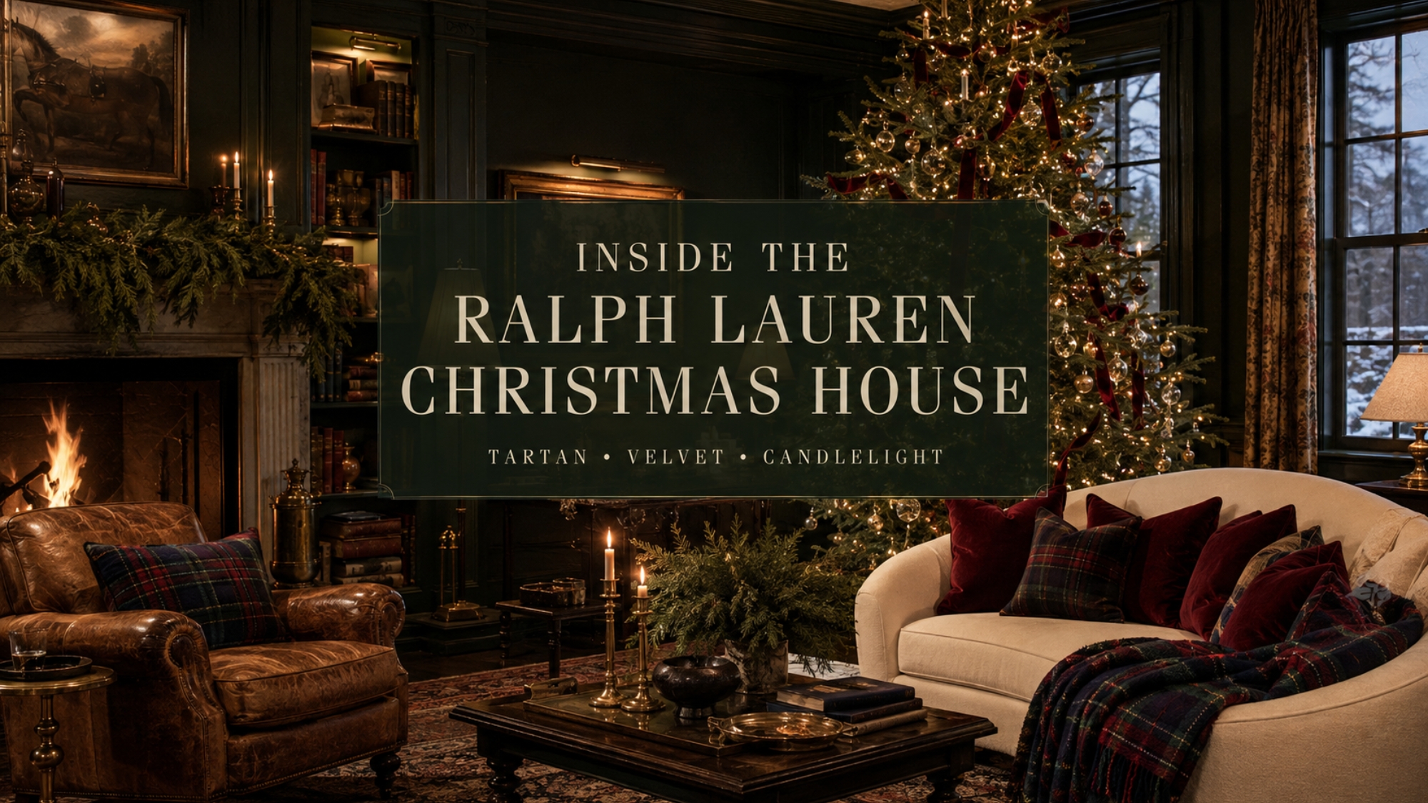 Inside the Ralph Lauren Christmas House: 10 Holiday Moments Wrapped in Tartan, Velvet, and Candlelight